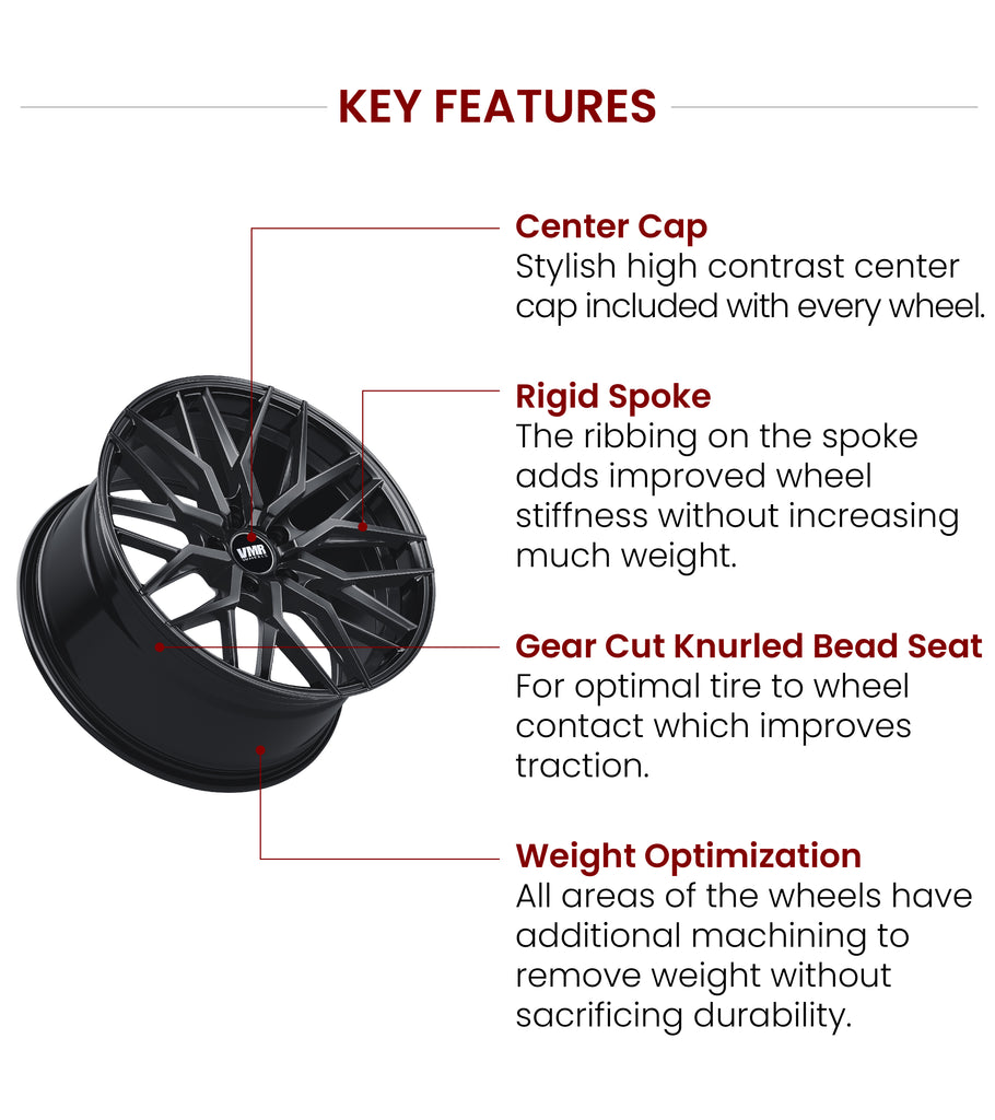 VMR Flow Formed Wheels V802 key features