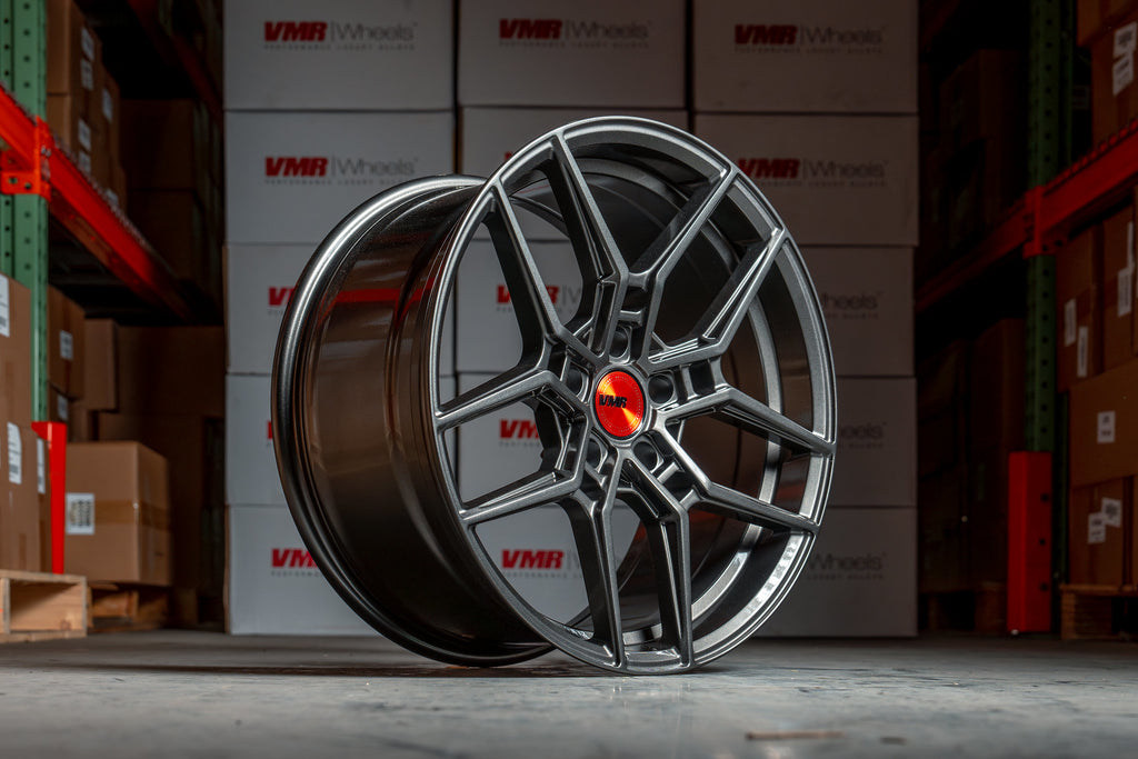 VMR Flow Formed Wheels V805 Anthracite Metallic with Premium Wheel Centercap 
