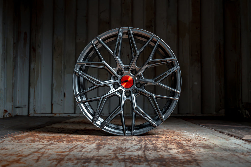 VMR Flow Formed Wheels V807 Anthracite Metallic rim with Premium Wheel Centercap 